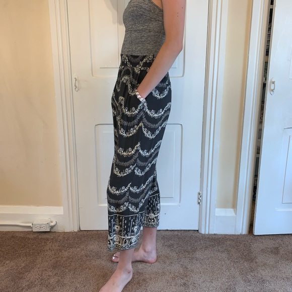 Anthropologie Maple Lane Belted Culotte Jumpsuit - Picture 16 of 16